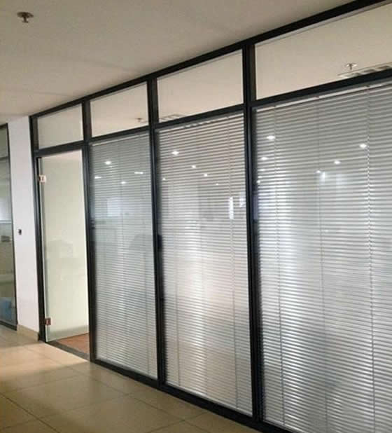 雙玻璃百葉隔斷