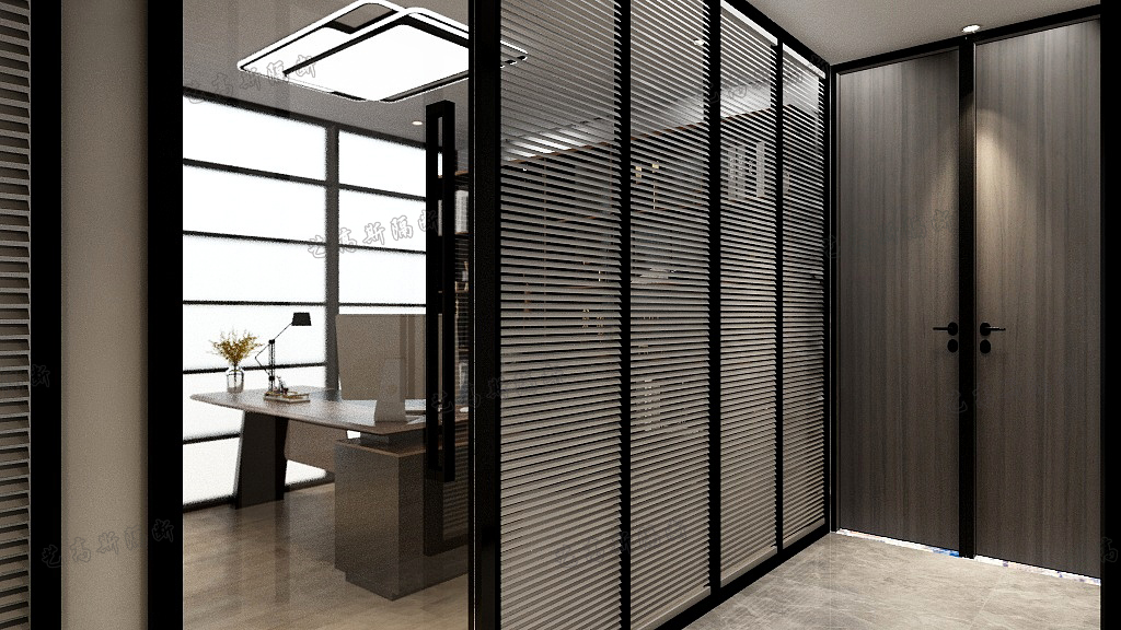 雙玻璃百葉隔斷 雙玻璃百葉隔斷