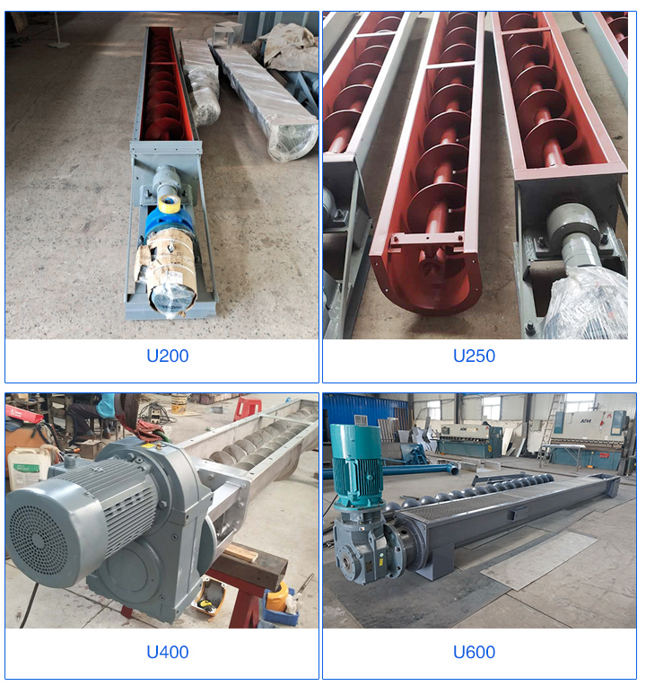 輸送量決定了螺旋輸送機型號的選擇,用戶所需輸送物料的產量越大,選擇的螺旋給料機型號也就越大